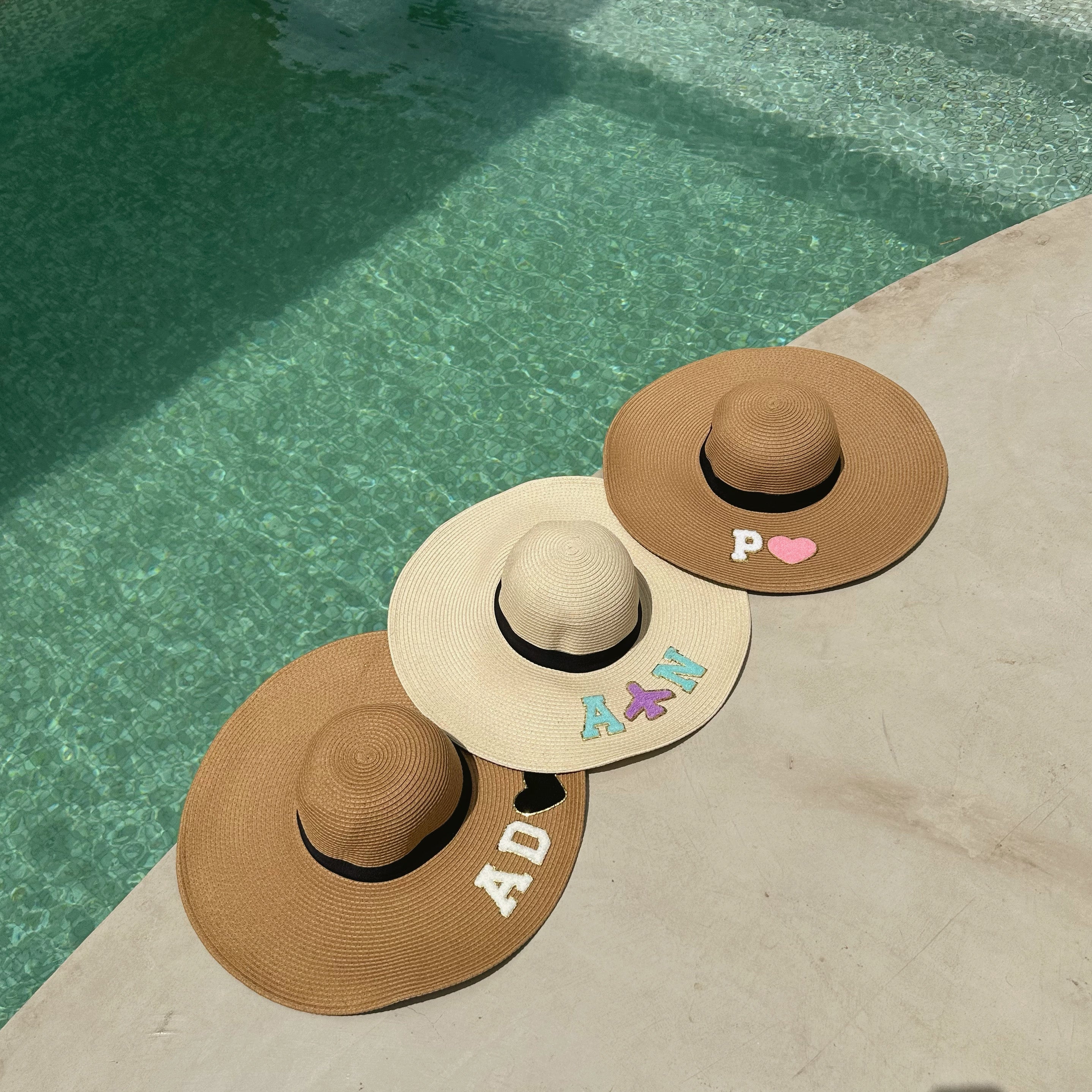 Monogram Collection Personalised Beach Floppy Hat