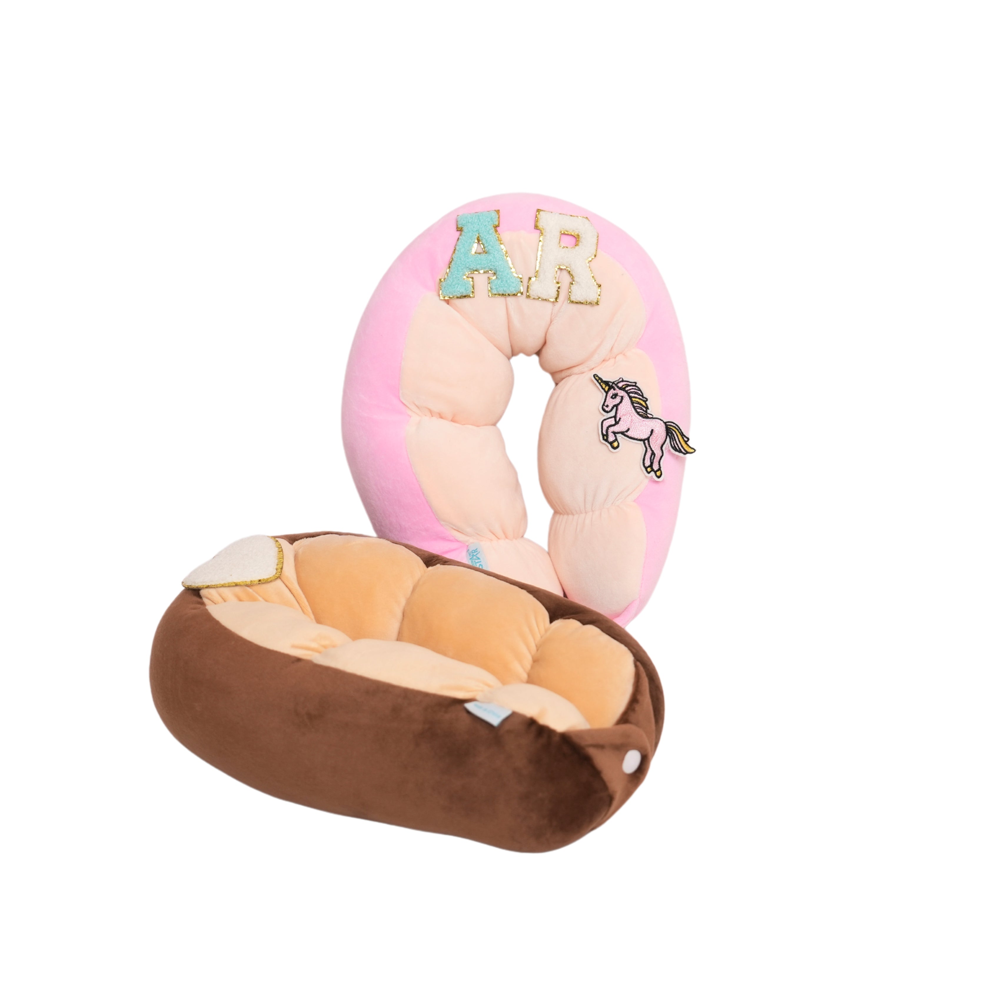 Monogram Collection - Personalised Neck Pillow