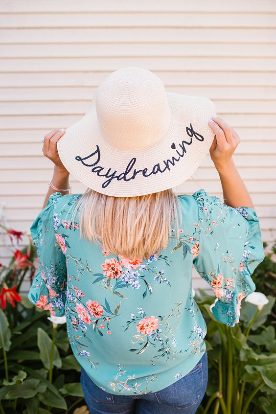 Beach Sun Hat - Day Dreaming