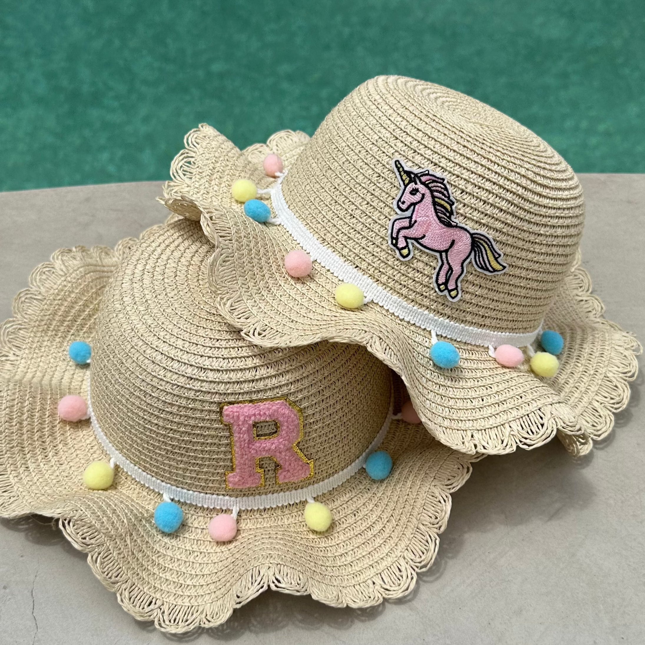 Monogram Collection - Personalised Beach Hat - Kids