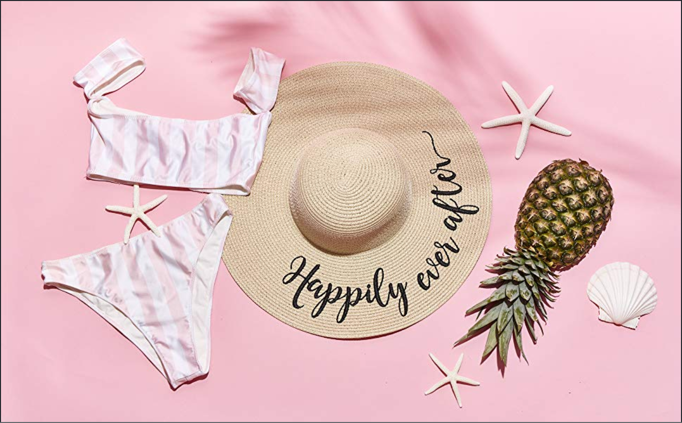 Beach Sun Hat - Happily Ever After