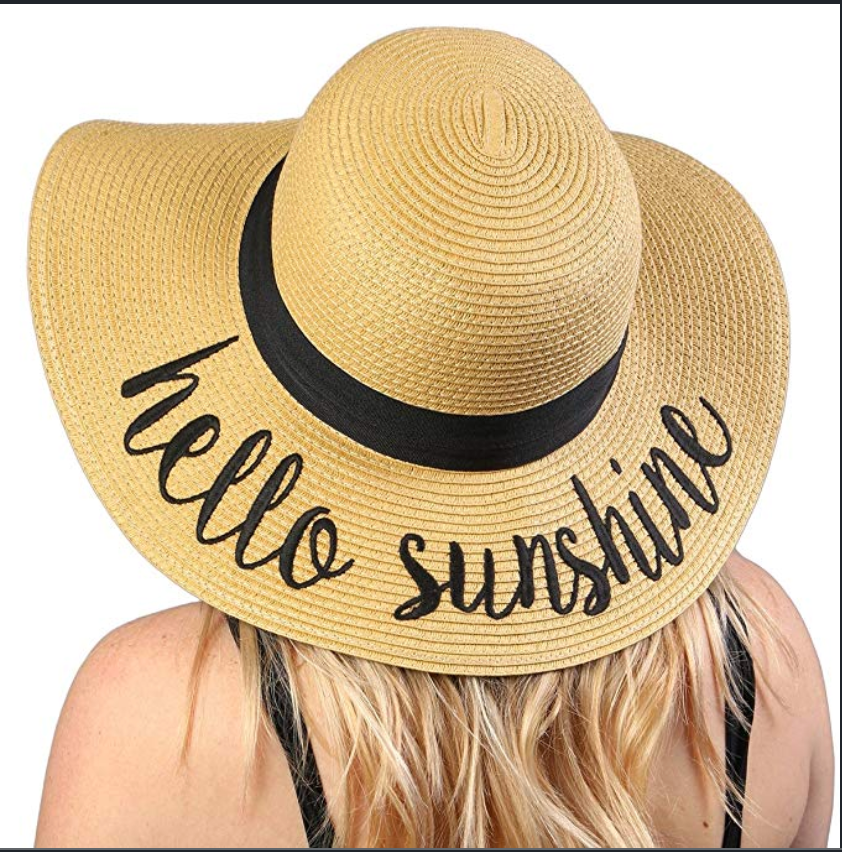 Beach Sun Hat - Hello Sunshine