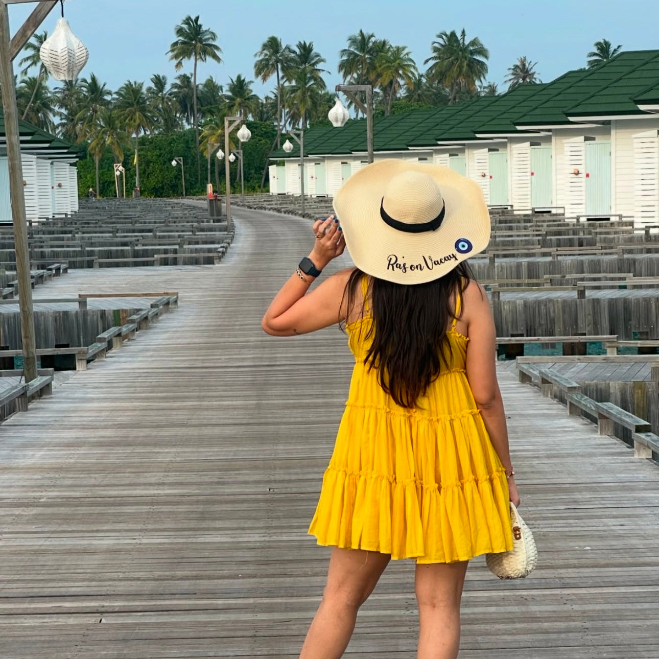 Personalised Beach Floppy Hat