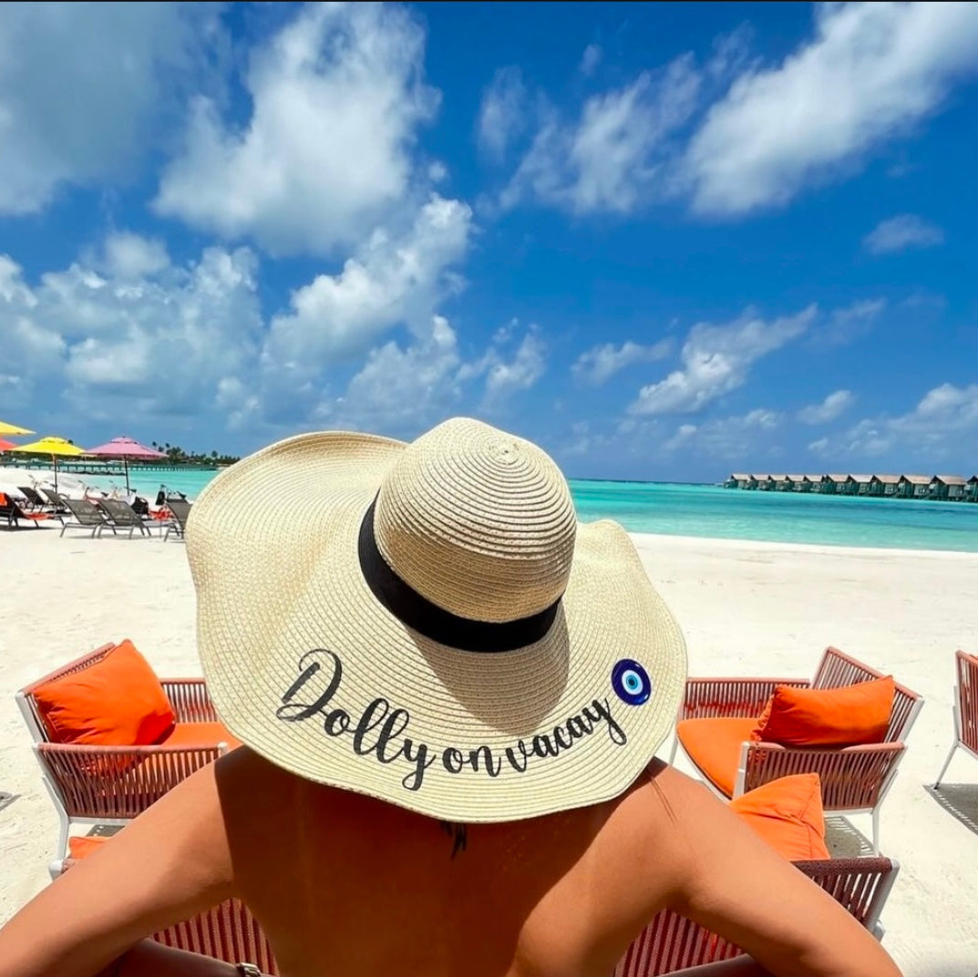 Personalised Beach Floppy Hat