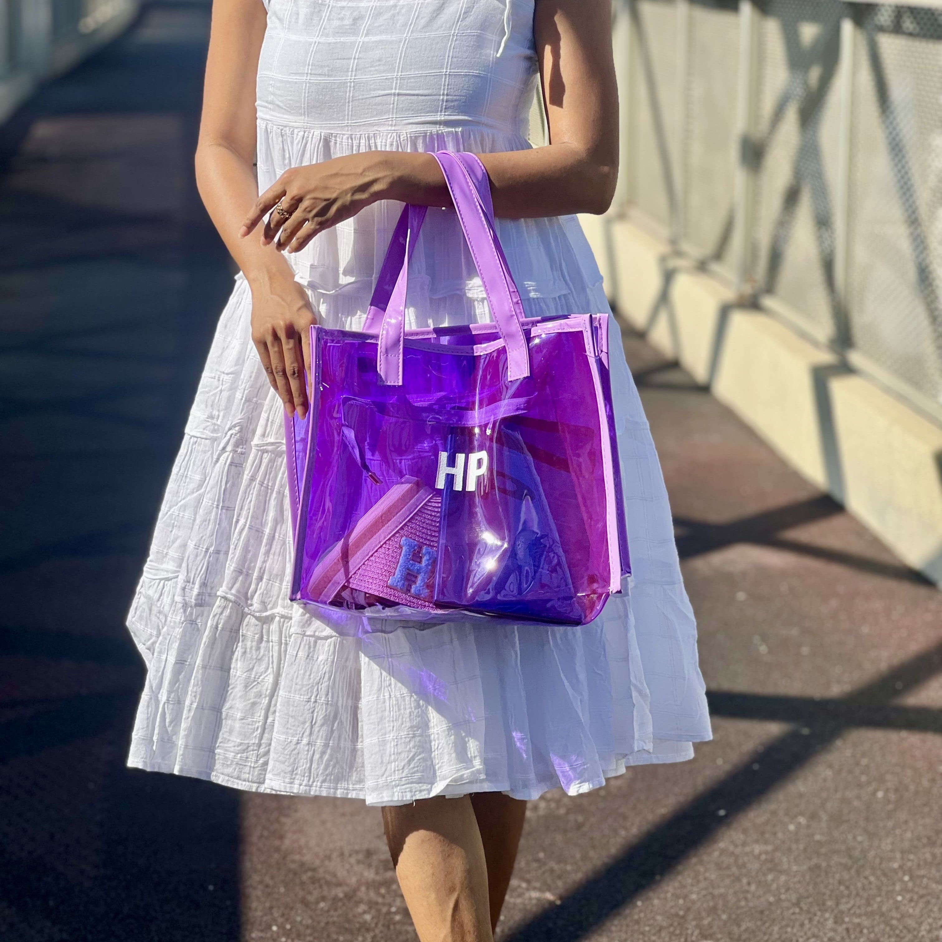 Personalised Luxe Jelly Hue Tote Bags