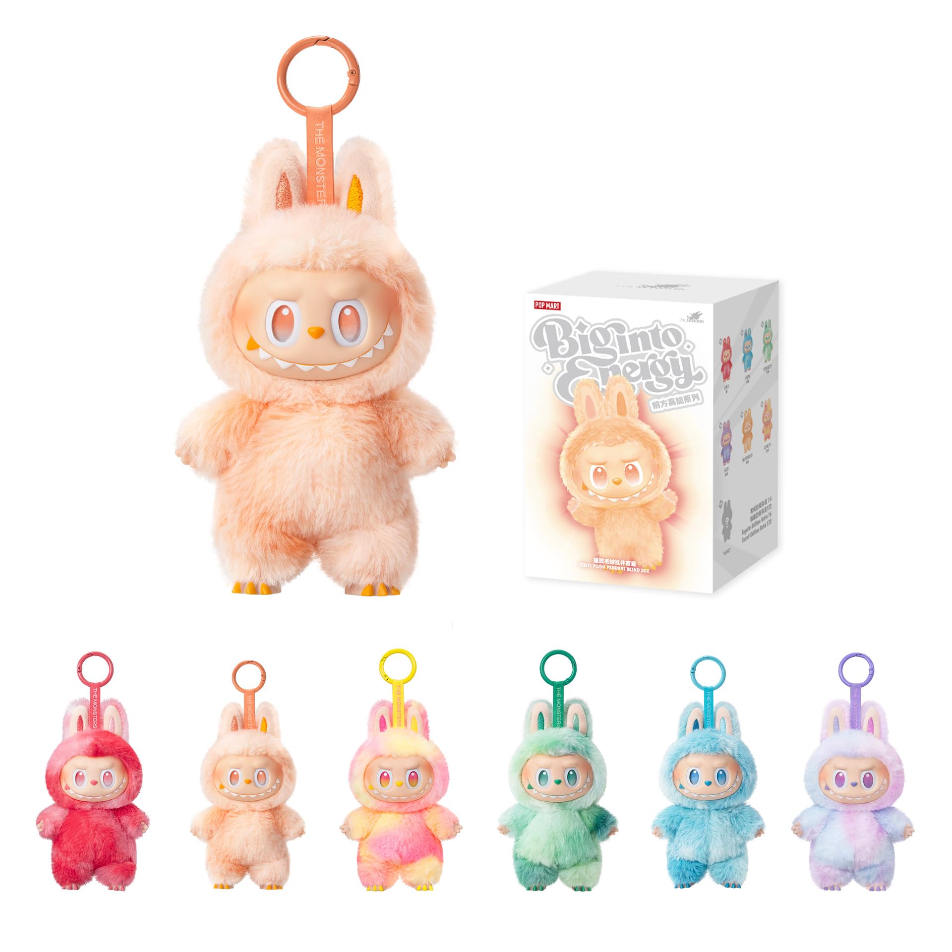 Labubu - The Monsters Big into Energy Series Vinyl Plush Pendant Blind Box Blind Box Figures - Pack Of 1