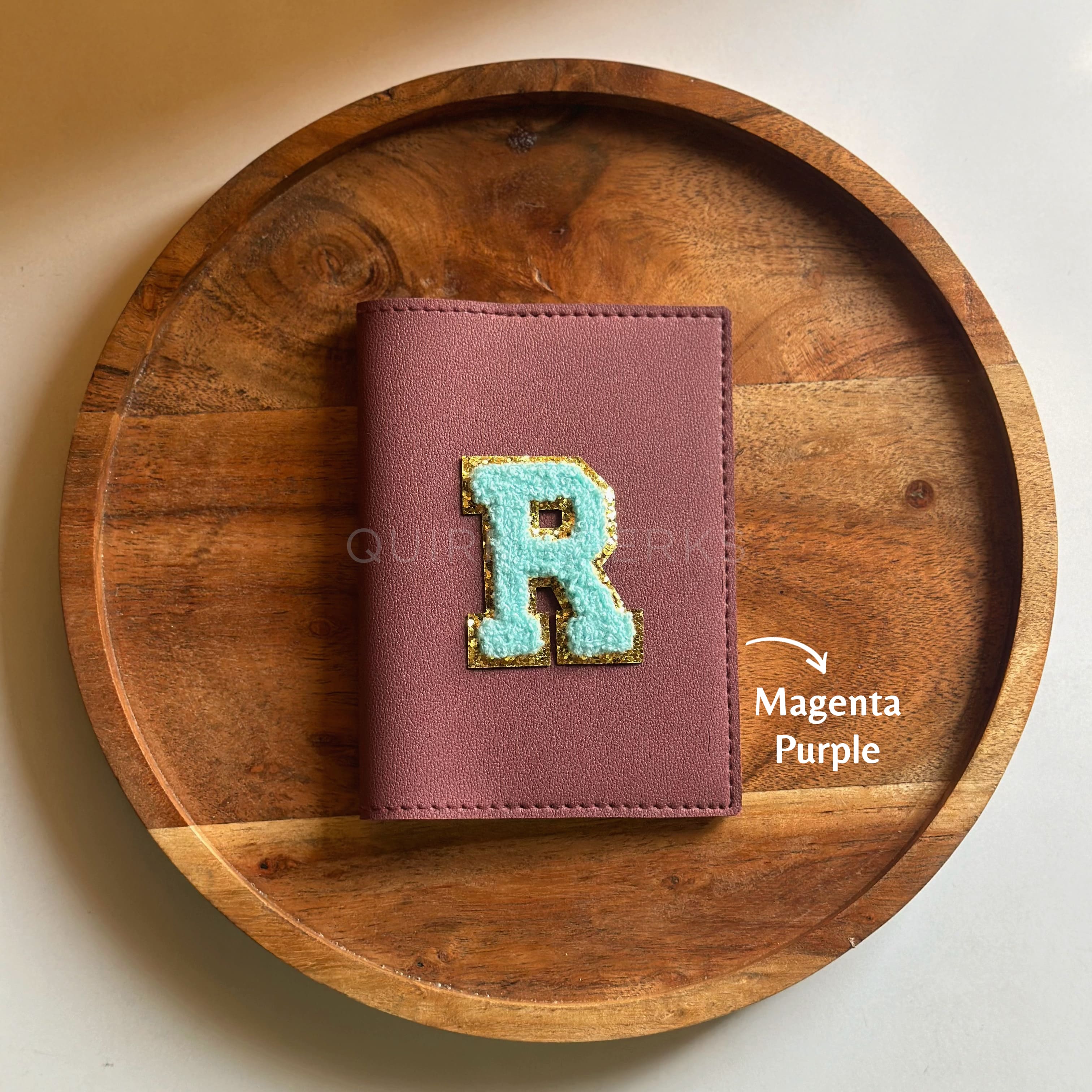 Personalised Monogram Passport Cover