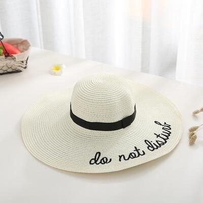 Beach Sun Hat - Do Not Disturb - Quirky Perks