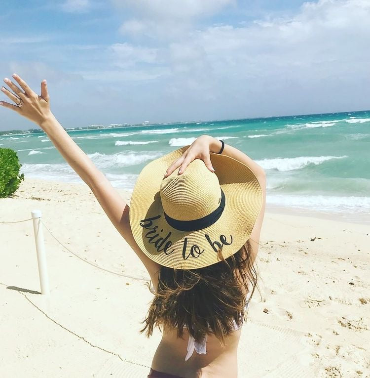 Beach Sun Hat - Bride To Be