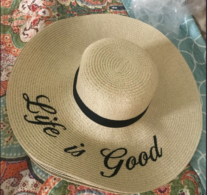 Beach Sun Hat - Life Is Good