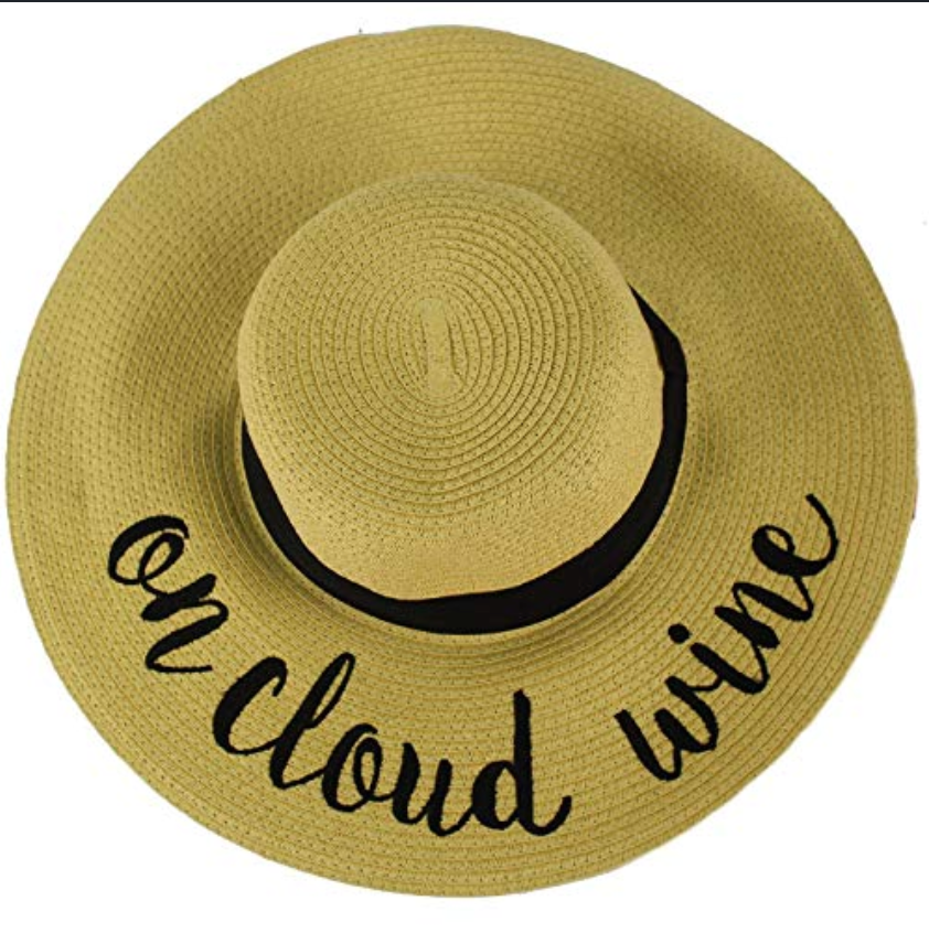 Beach Sun Hat - On Cloud Wine