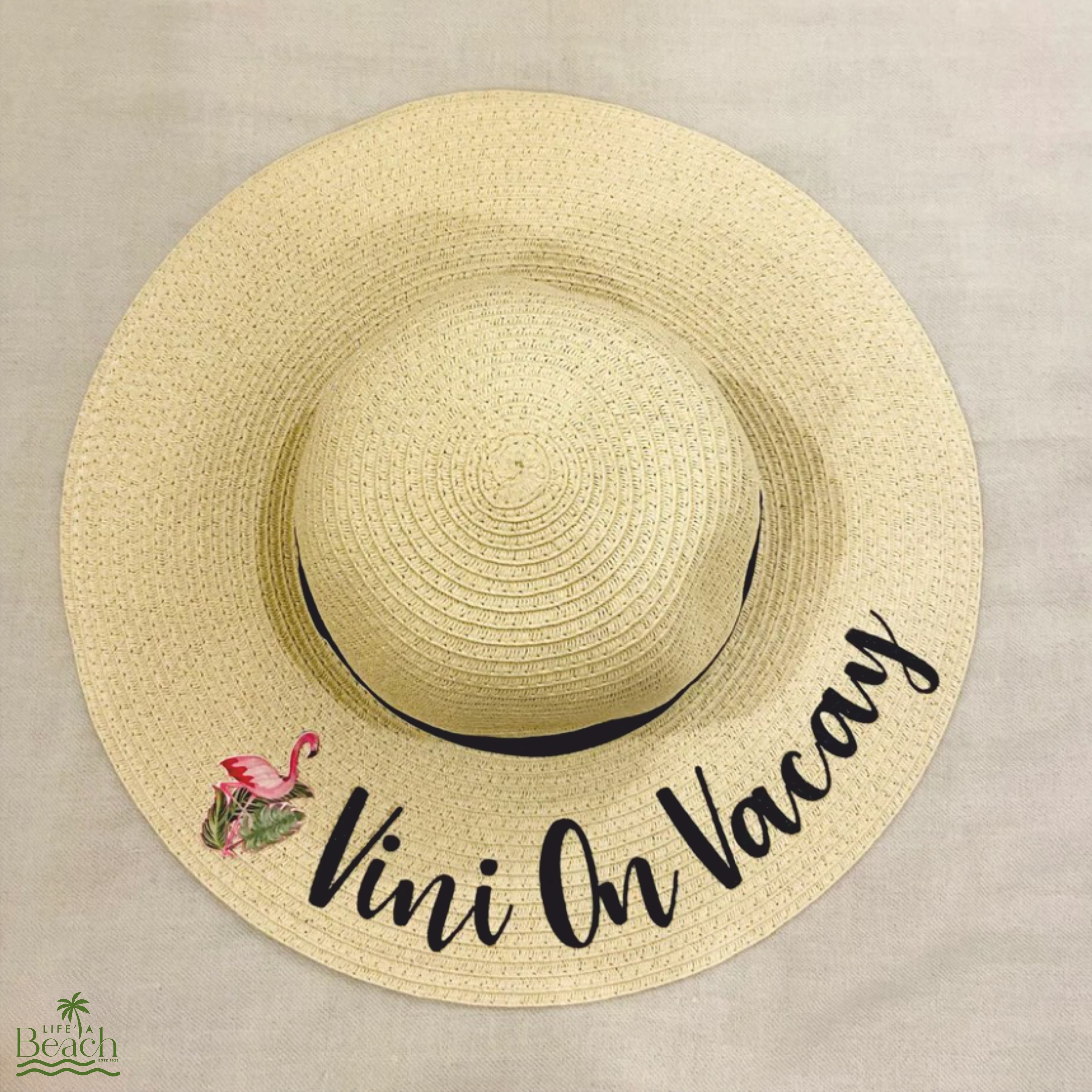 Personalised Beach Floppy Hat