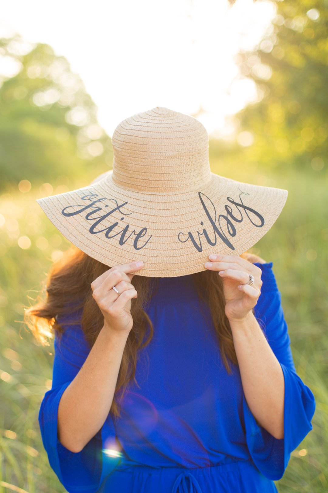 Beach Sun Hat - Positive Vibes