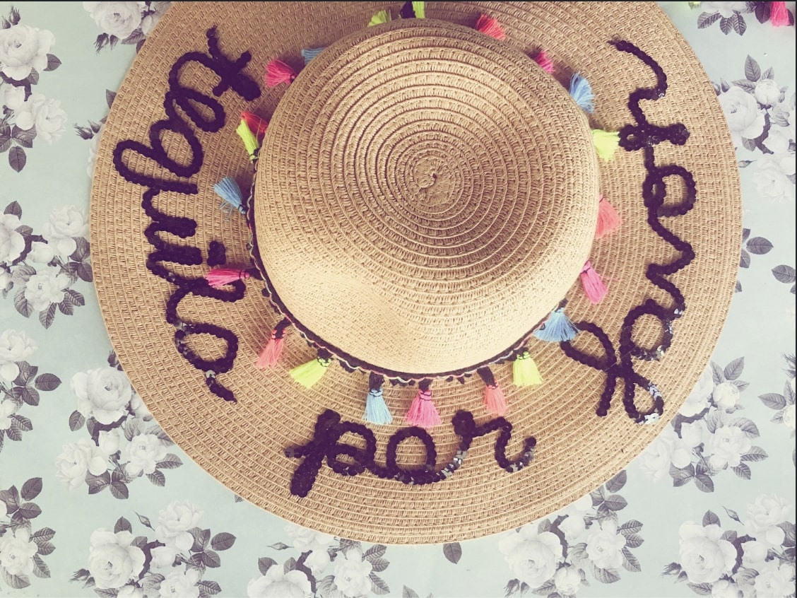 Beach Sun Hat - Tequila Por Favour - Quirky Perks