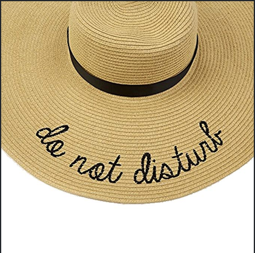 Beach Sun Hat - Do Not Disturb